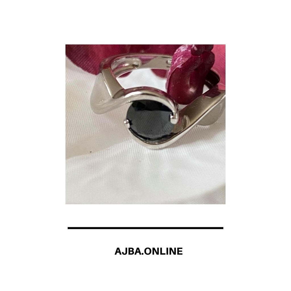 Sterling Silver Ring - Black