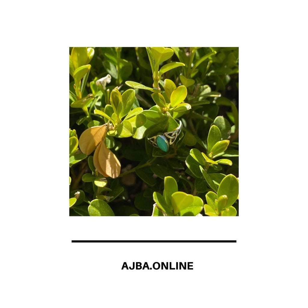 Sterling Silver Fashion Ring - Teal